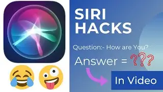 SIRI HACKS BY ME | HOW ARE YOU ANSWER BY SIRI | TALK TO SIRI | SIRI ANSWER QUESTIONS | SIRI FUN 🔥