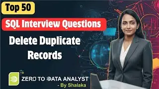 SQL Delete Duplicate Rows Using CTE (ROW_NUMBER) | SQL Interview Question 💥
