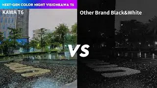 KAWA T6 Pro security camera Next-Gen Color Night Vision Crazy Lightning at 4:00 A.M.