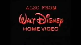 Also from Walt Disney Home Video logo (Ask Your Video Dealer About These Hit Titles From WDHV) #3