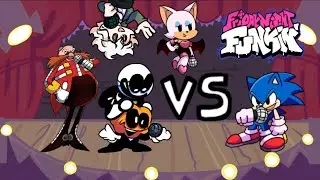 Friday Night Funkin' (HARD MODE!) Sonic The Hedgehog Mod! (& Nagito)