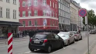 Hooligans i slagsmål i København