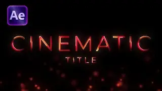 Cinematic Text Effect with SABER in After Effects! (Epic Glow Effect)
