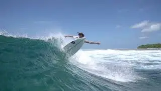 Surfing at Ayada Maldives
