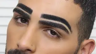 Trying Out Crazy Brow Trends | Salih's World