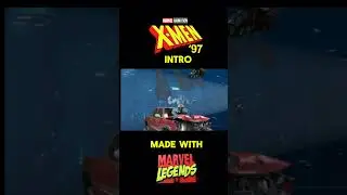 Xmen 97 Intro Made with Marvel Legends #stopmotion #marvelegends #marvel #disney #xmen97 #xmen #cycl