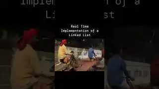 Real time implementation of LL 👨‍💻 #memes #coding #python #dsa #shorts