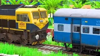 WDG4D SHUNTING ICF BLUE EXPRESS COACH | BUMPY RAILROAD | Train Simulator | Railworks 3 | NTG GAMING