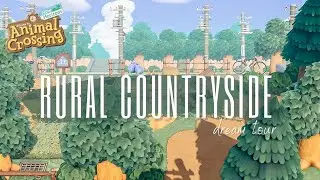 Rural Japanese Countryside Dream Tour | Neko Falls | Animal Crossing New Horizons