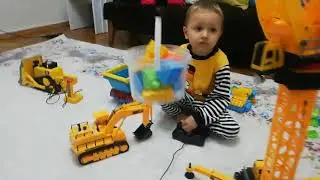 Vinç, Ekskavatör, Traktör ve İş Makineleri - Excavator, Tractor, Fire Truck