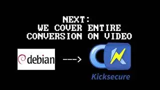 KICKSECURE PREP: Install Debian To Disk Of Choice (VIDEO 1)