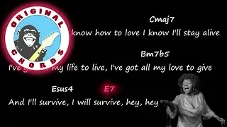Gloria Gaynor - I Will Survive - Chords & Lyrics