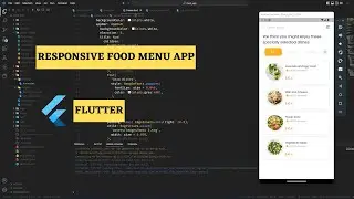 Responsive Food Menu App - Flutter Tutorial