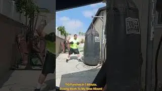 110 Punches in 1 Minute. Boxing Work To My New Album!