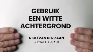 Social Elephant - Witte achtergrond