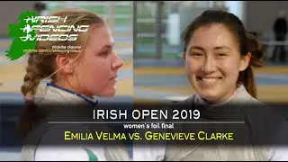 Irish Open Fencing Championships, Women's Foil Final 2019