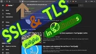 SSL TLS Handshake |Network security |explained in tamil|Tech Pechu