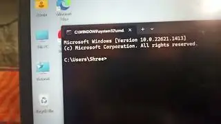 How to Open Comman Prompt on Windows using Run Window.