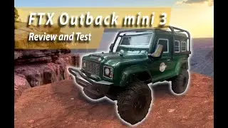FTX OUTBACK 3 mini crawler review 1/24 and indoor test