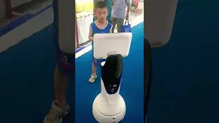 Chinese boy speaking with robot 🤖 #robot #china #technology #viral #shorts