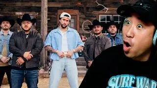 Crazy Korean reacts to Grupo Frontera, Bad Bunny 🔥😱 a x100to