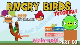 app inventor angry birds game tutorial make angry birds app Inventor part 03
