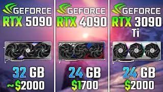 NVIDIA RTX 5090 vs RTX 4090 vs RTX 3090 Ti | Test in 6 Game