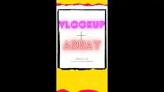 Use Array in V-lookup to get Multiple columns value │Ctrl+shift+Enter in V-lookup for multiple value
