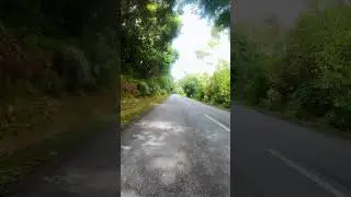 Jalan Kampung Sumpitan yang menyeramkan ikutkan memang tak berani nak kayuh di sini seorang diri