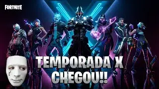TEMPORADA X CHEGOU!! Fortnite gameplay