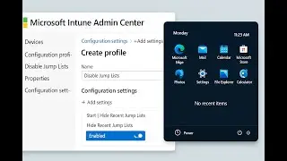 Disable Windows 11 Jump Lists with Intune: A Simple Guide