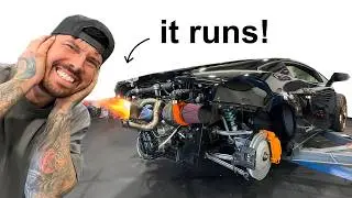 DRIVING MY WRECKED LAMBORGHINI FOR THE FIRST TIME
