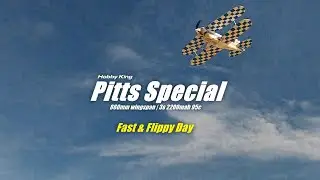 Hobby King  Pitts Special bi-plane - Fast & Flippy Day