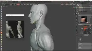 Sculpting Male Character In Blender- Torso