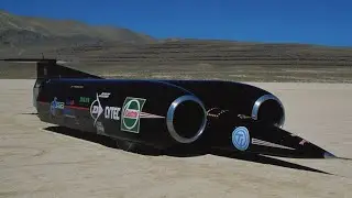 The fastest Car in the World: its speed exceeds the SPEED OF SOUND!