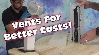 Mold making & Resin Casting Tutorial: Using Vents In A Block Mold