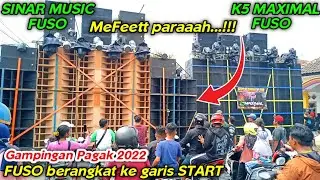 Gantian...!!! SINAR MUSIC melewati K5 MAXIMAL dan MA AUDIO. karnaval Gampingan Pagak