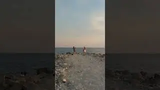 Геленджик.Тонкий мыс.Открытое море.Время заката #геленджик #тонкиймыс #море #закат