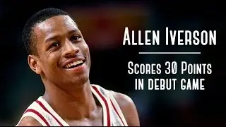 Milwaukee Bucks vs Philadelphia Sixers - Game Highlights | Nov 1, 1996 | Iverson NBA Debut