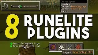 8 Amazing RuneLite Plugins that Will Change your Game!  Shift Click, On Death and Music Plugin[OSRS]
