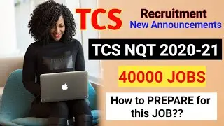 TCS new job update 2020 | TCS NQT 2021 | TCS Jobs