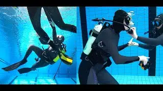 Scuba Spy, Version 2 - Trailer – A scuba fight with two female divers  [Video 16 of Project F]