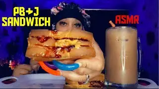 PRE RECORDED ASMR|PB&J|WATCH ME EAT|#THEREALLADYREDASMR😜