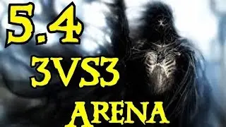 5.4 DeathKnight PvP (720p) Double FDk and Hunter 3vs3 - World Of Warcraft