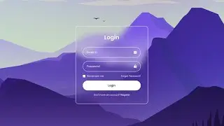 Login Page in HTML & CSS | Login Form Template
