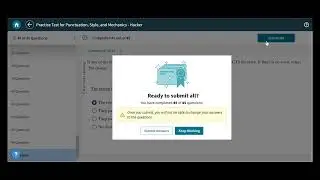 Taking a Diagnostic Practice Test in Achieve