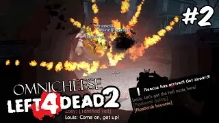 THE BOMBINGS BEFORE THE BOAT RESCUE - OmniCheese Plays Left 4 Dead 2 (ft. LL0dya, IVBenny) #2