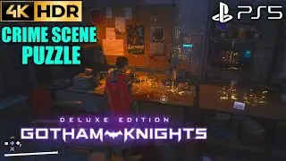 How to Find Hidden Door Code at Crime Scene GOTHAM KNIGHTS Crime Scene Puzzle |Gotham Knights Puzzle