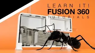 Auotdesk Fusion 360 - Ant Farm (Formicarium) - Advanced Parametric Modeling (2024)