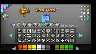 geometri dash (blue space texture pack) android/medium/high(pc)